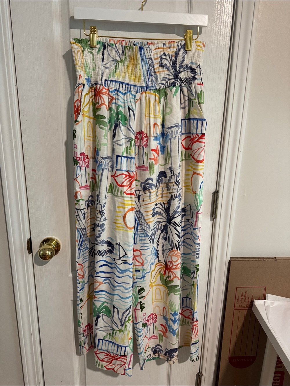 Corey Lynn Halter Smocked Waist